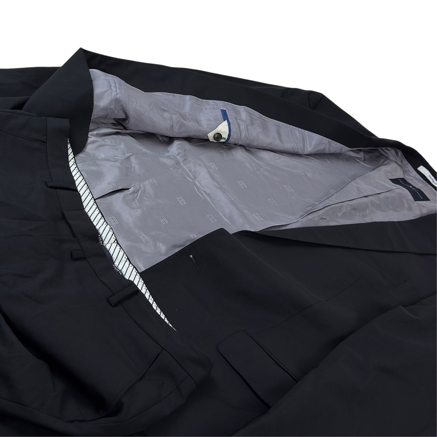 Costum Tommy Hilfiger Vintage 100% Lână - L/XL