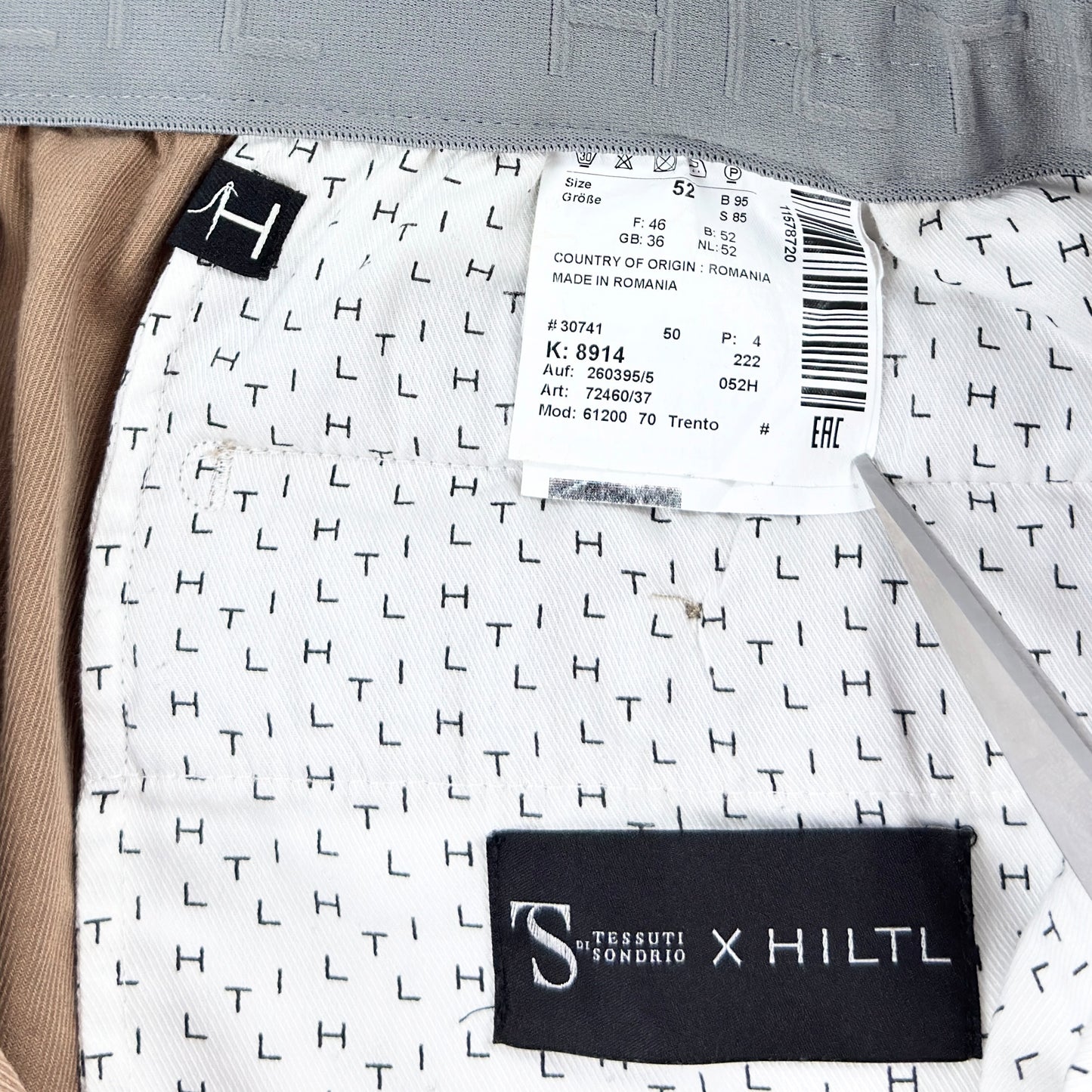 Pantaloni HILTL x Tessuti Sondrio - W36/L30