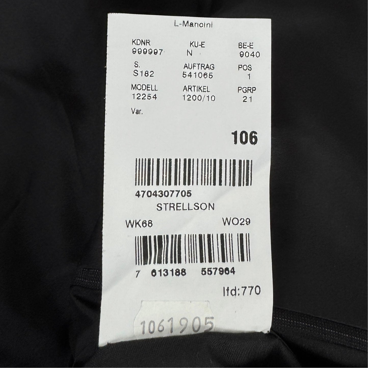 Costum Strellson 100% Lână - XL