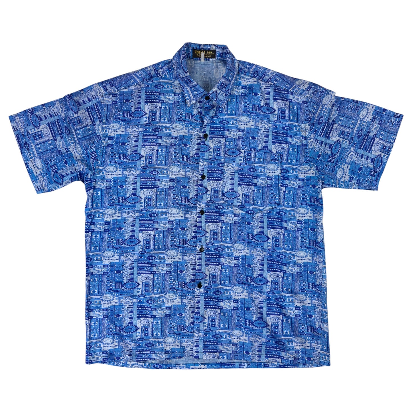 Cămașă Thaisilk Vintage 100% Mătase - L/XL