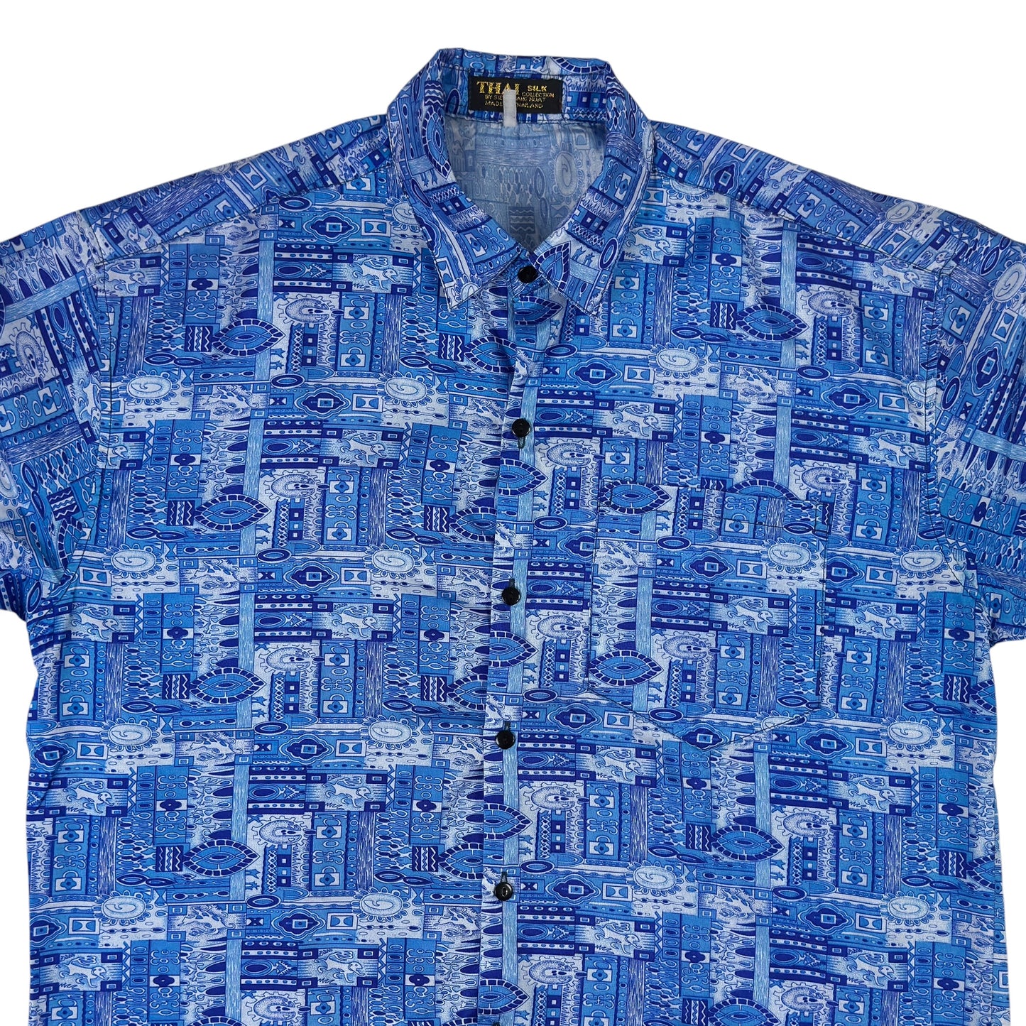 Cămașă Thaisilk Vintage 100% Mătase - L/XL