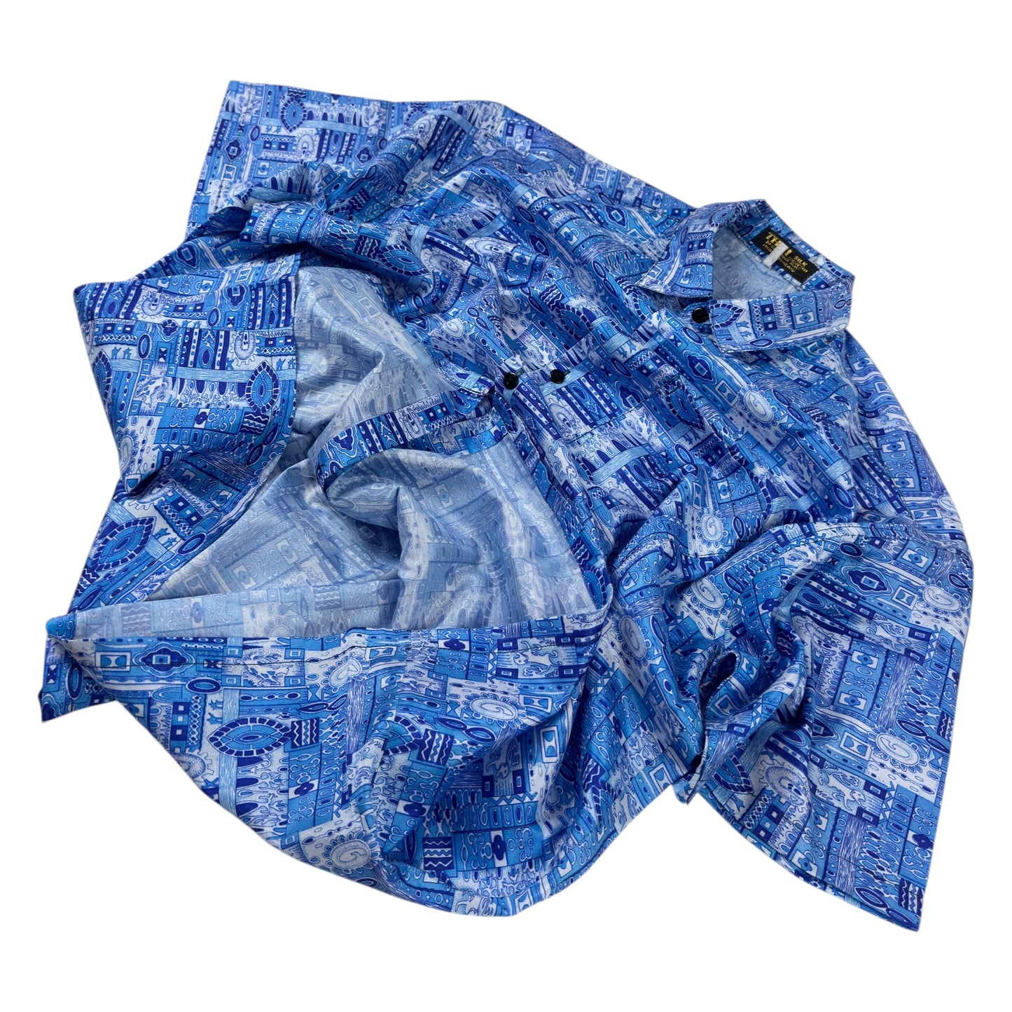 Cămașă Thaisilk Vintage 100% Mătase - L/XL