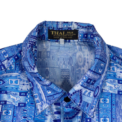 Cămașă Thaisilk Vintage 100% Mătase - L/XL