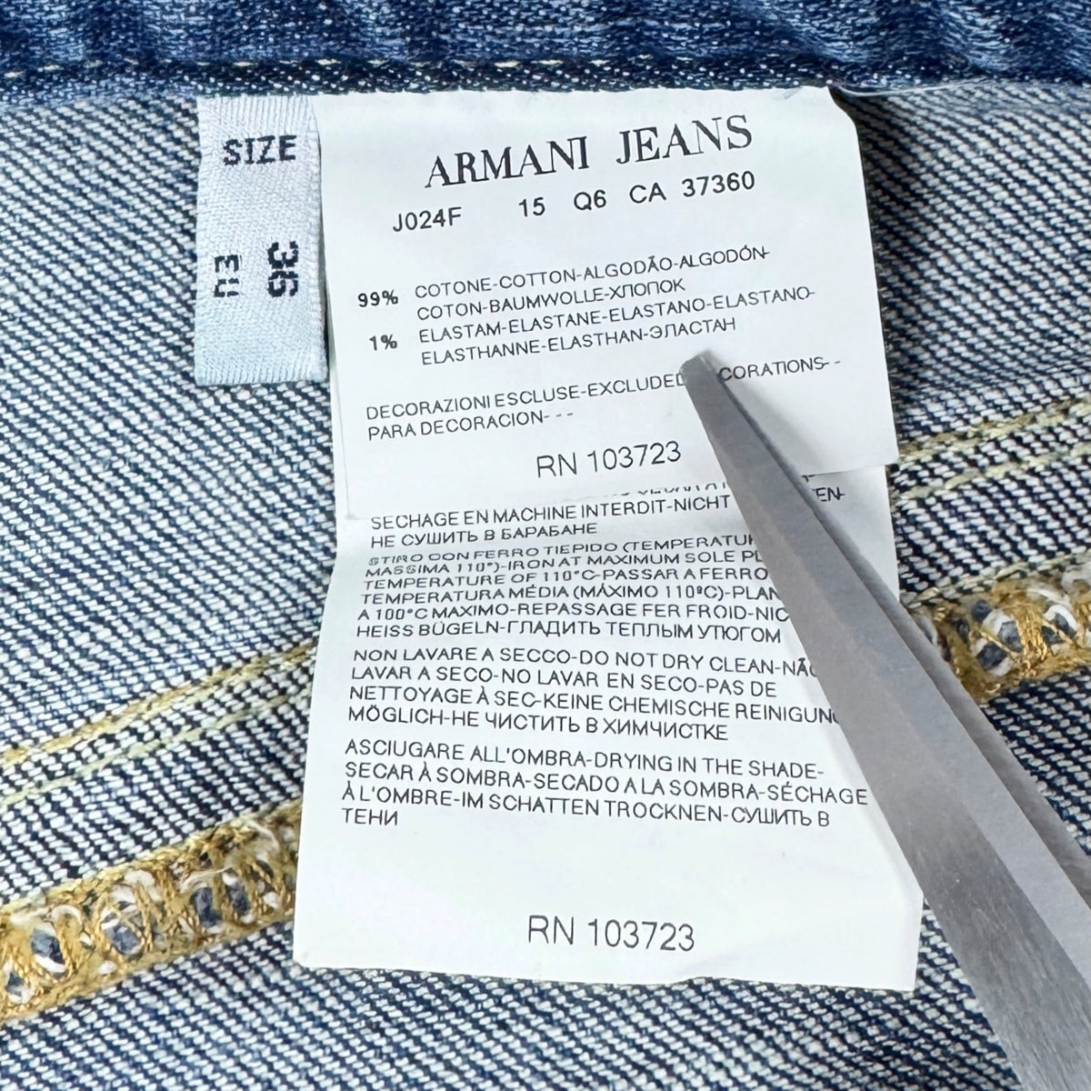 Blugi Armani Vintage - W40/L34