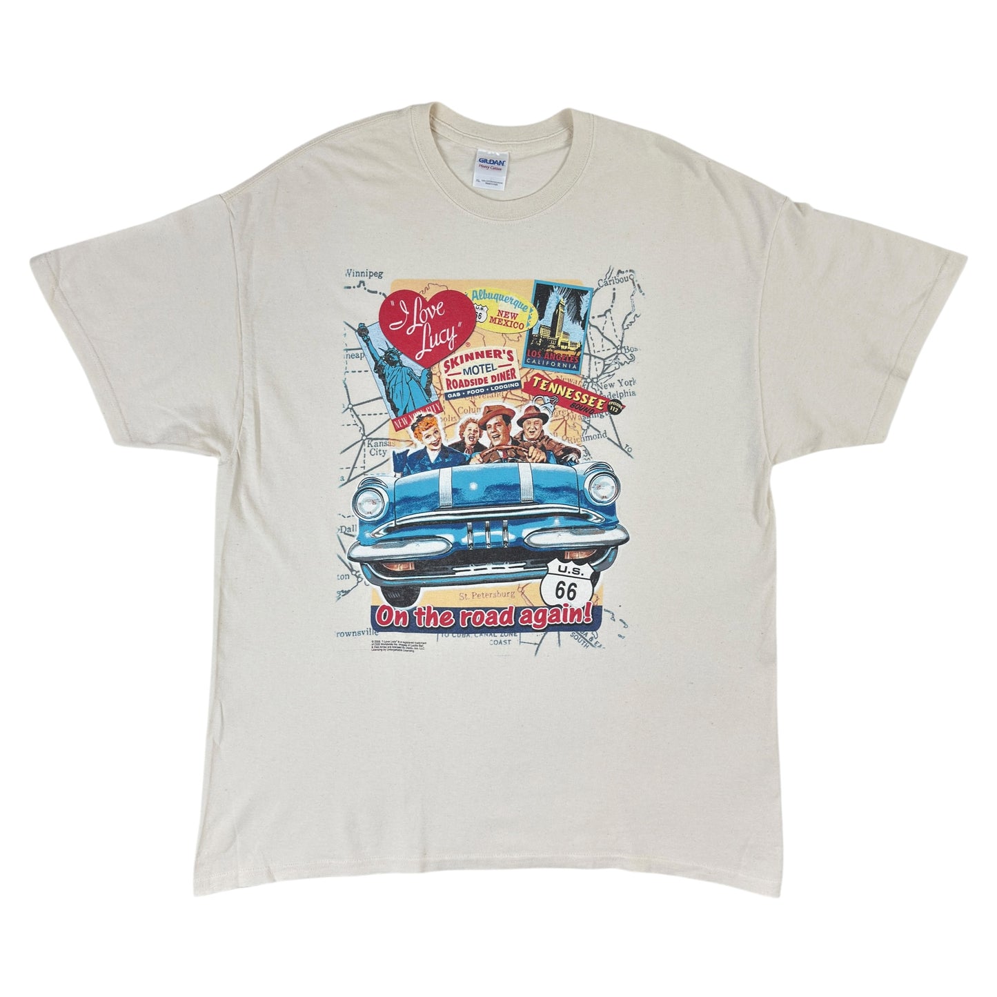 Tricou I Love Lucy Vintage Din Anul 2006 - XL