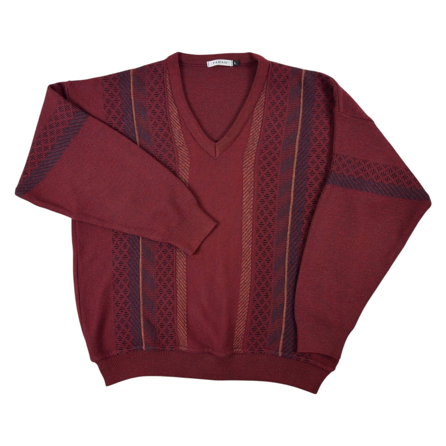 Pulover Farah Vintage 50% Lână - L