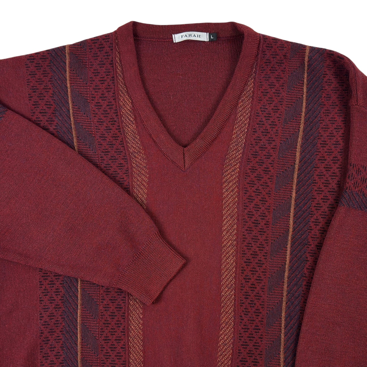 Pulover Farah Vintage 50% Lână - L