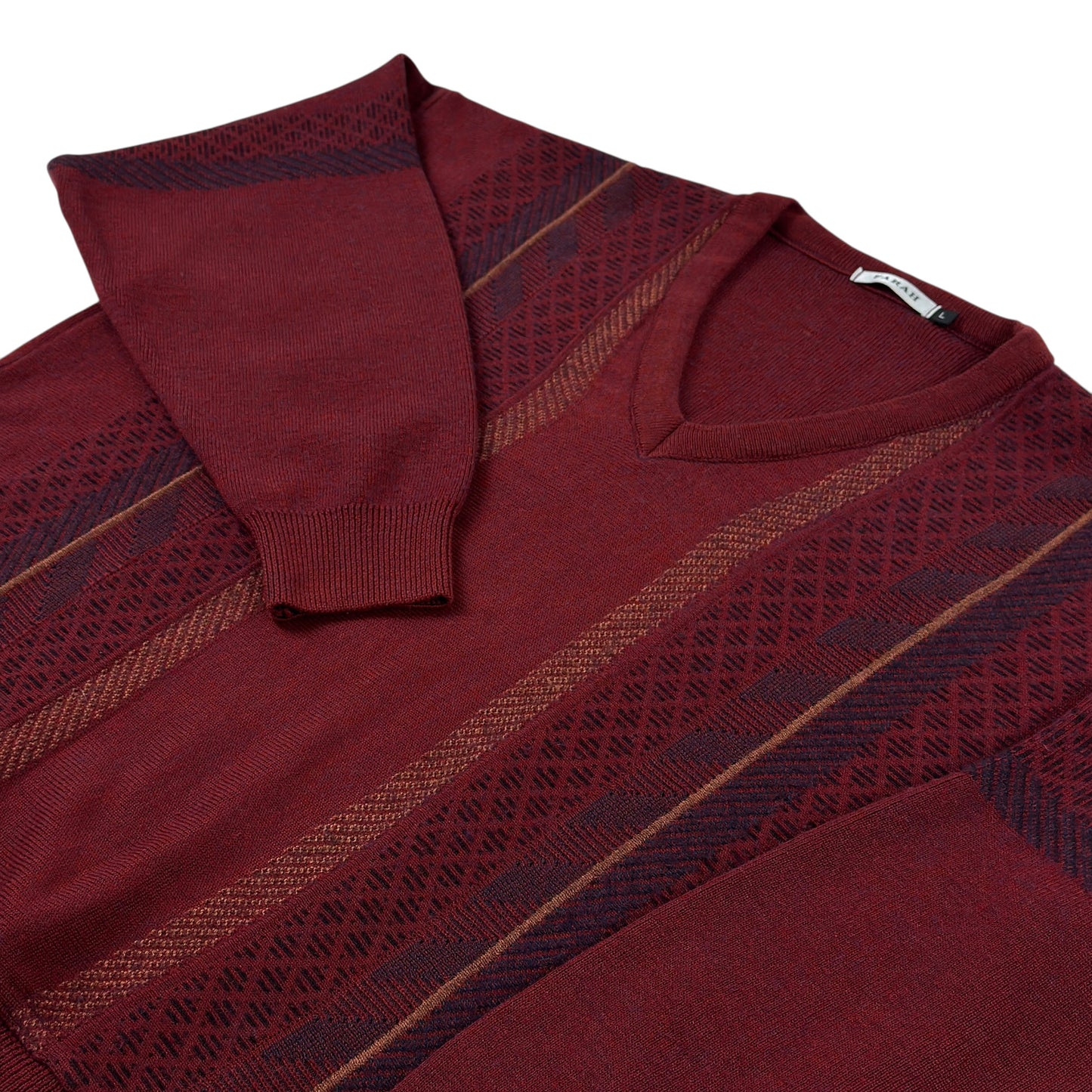 Pulover Farah Vintage 50% Lână - L