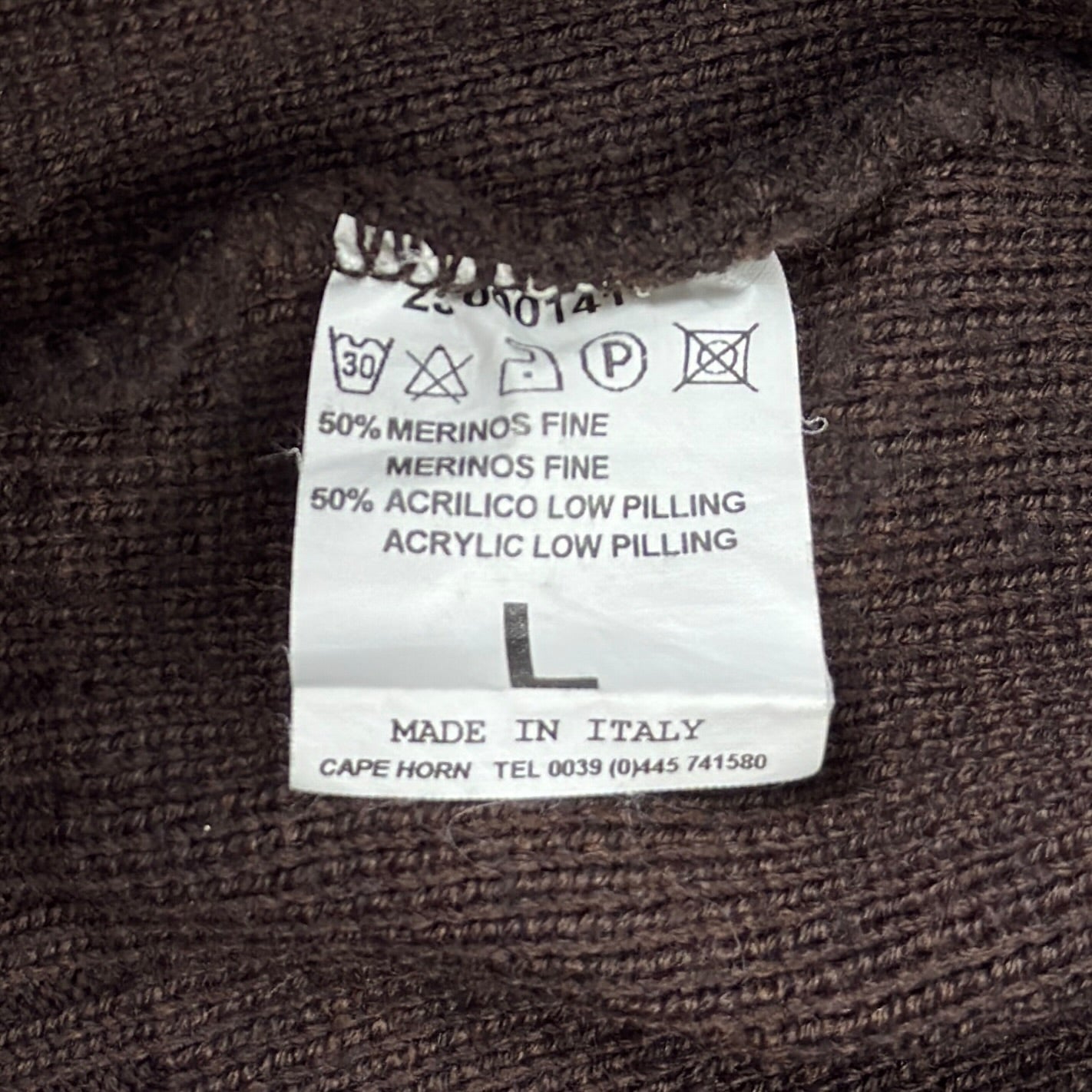 Pulover Cape Horn 50% Lână - L