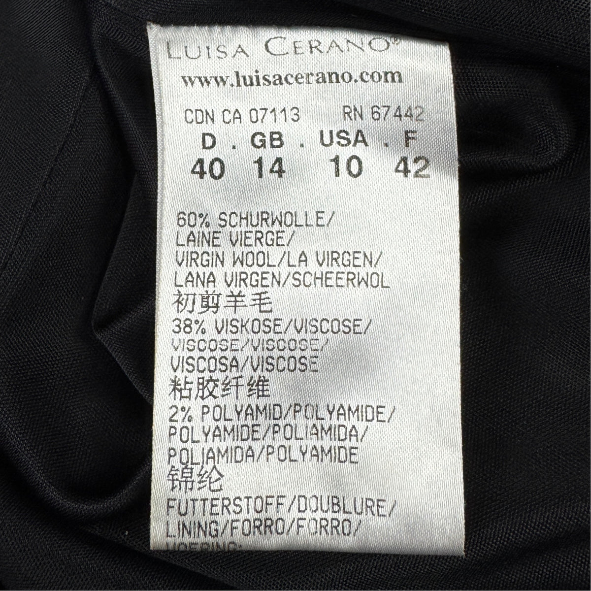 Rochie Luisa Cerano Femei 60% Lână - M