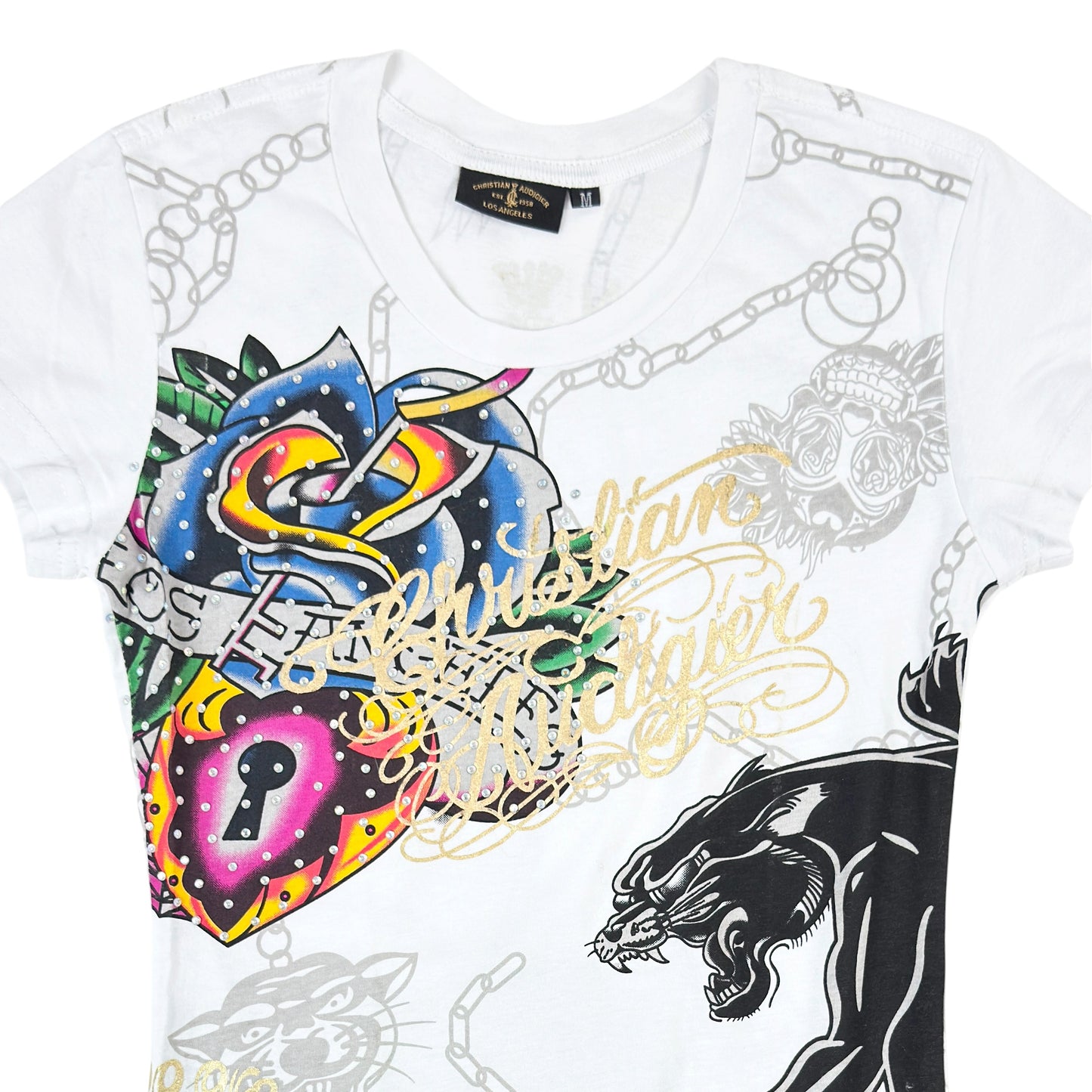 Tricou Christian Audigier Vintage Femei - M