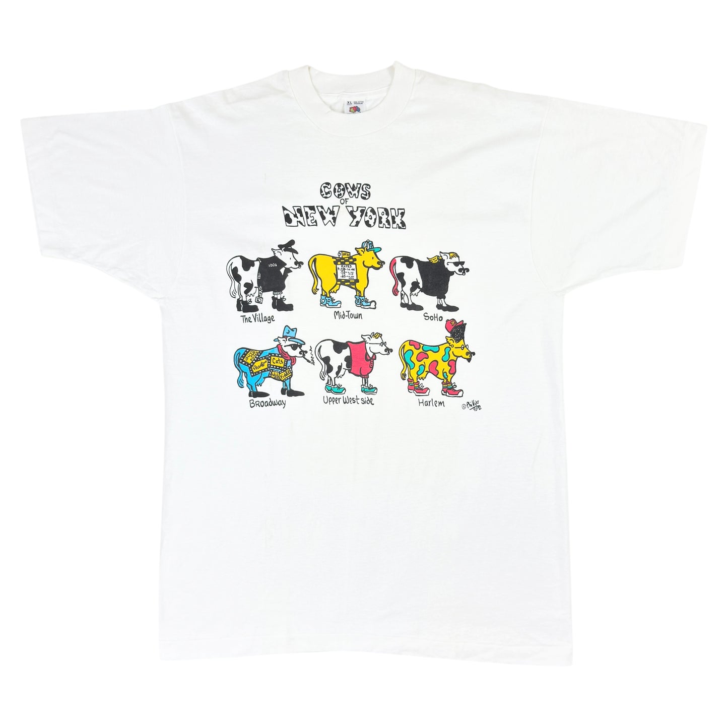 Tricou New York Single Stich Vintage 90s - XL