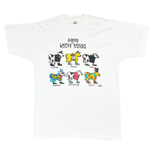 Tricou New York Single Stich Vintage 90s - XL