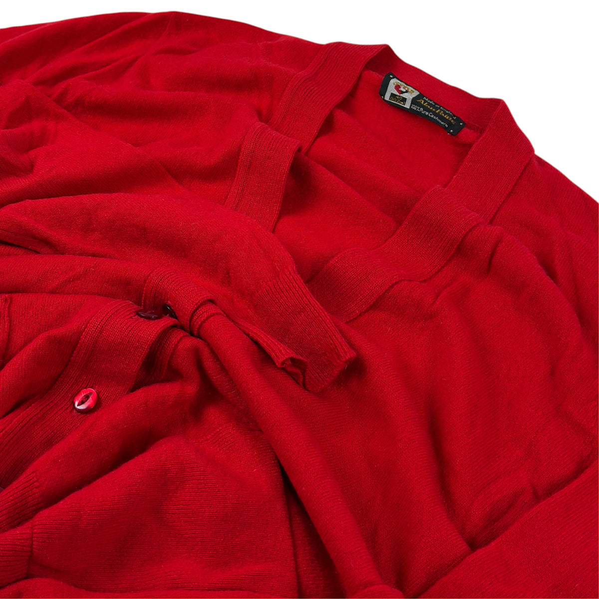 Cardigan Alan Paine Vintage Femei 100% Caşmir - M/L