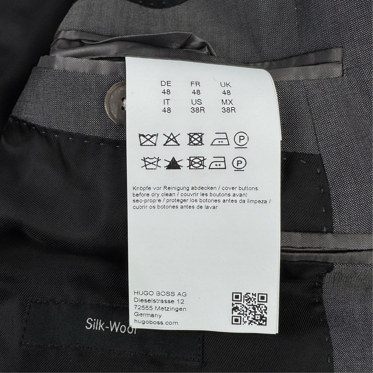 Sacou Hugo Boss 80% Lână 20% Mătase - S/M