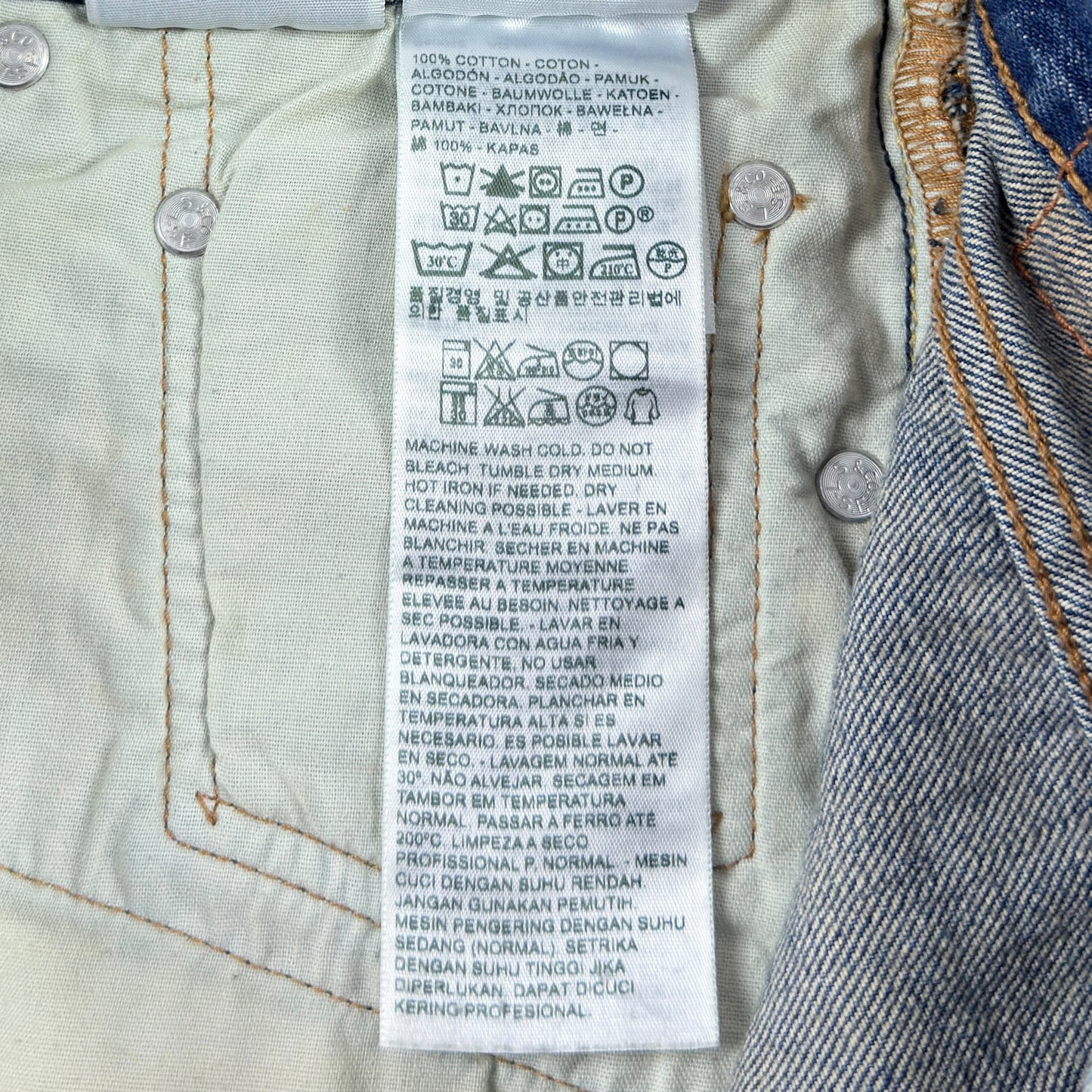 Blugi Scurți Levi's 501 Femei - W28