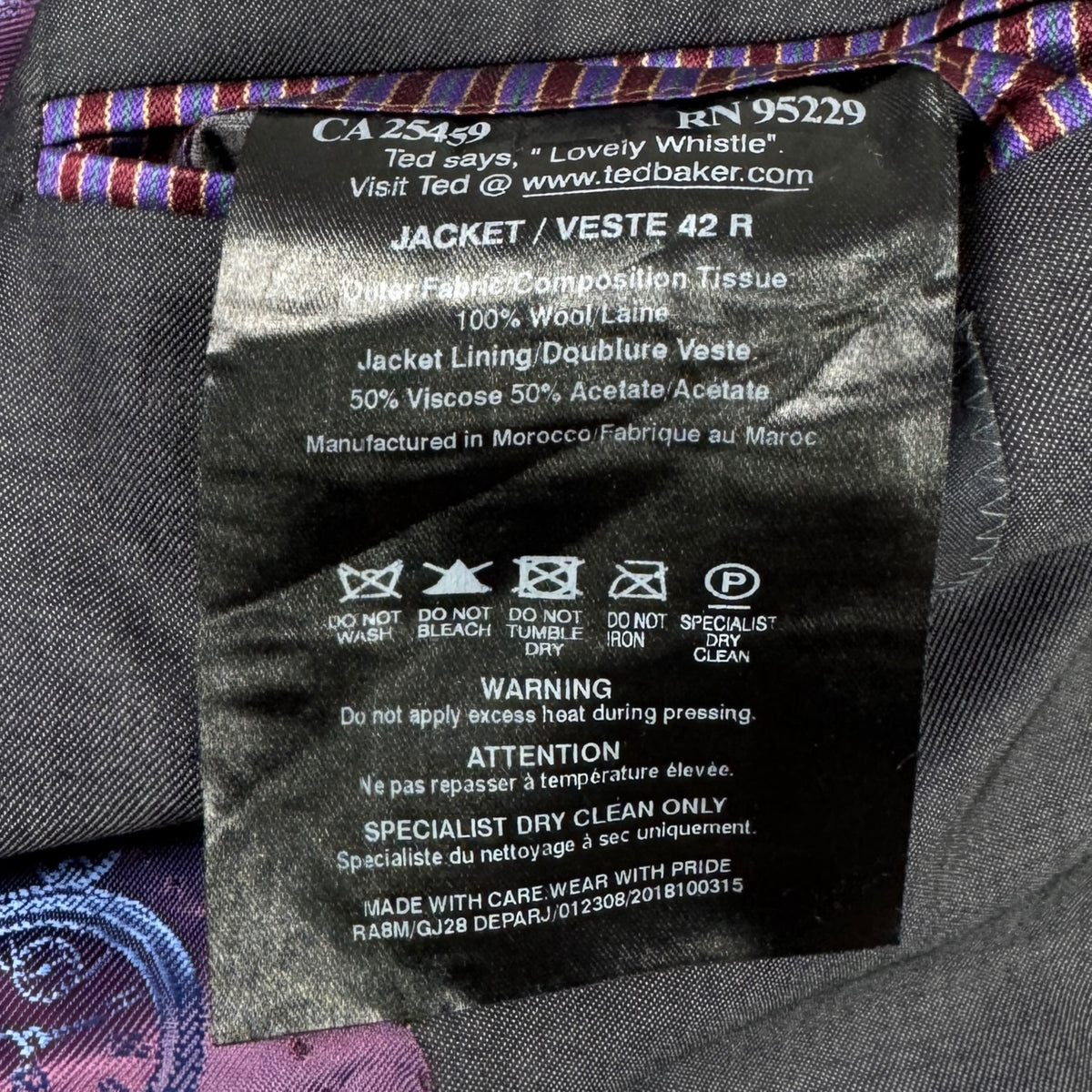 Sacou Ted Baker 100% Lână - M/L