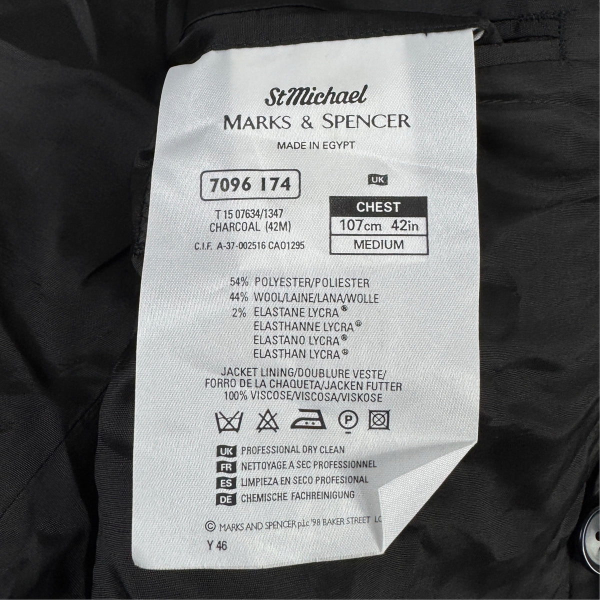 Sacou Marks&Spencer Vintage 44% Lână - M/L