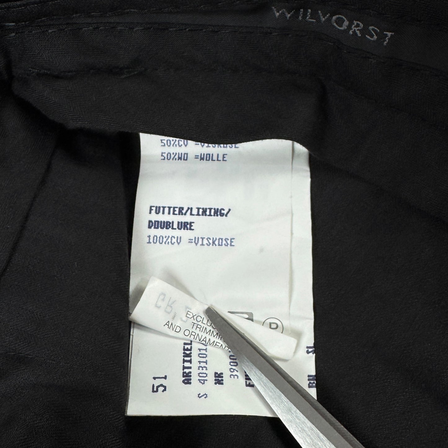 Costum Wilvorst 50% Lână - L/XL