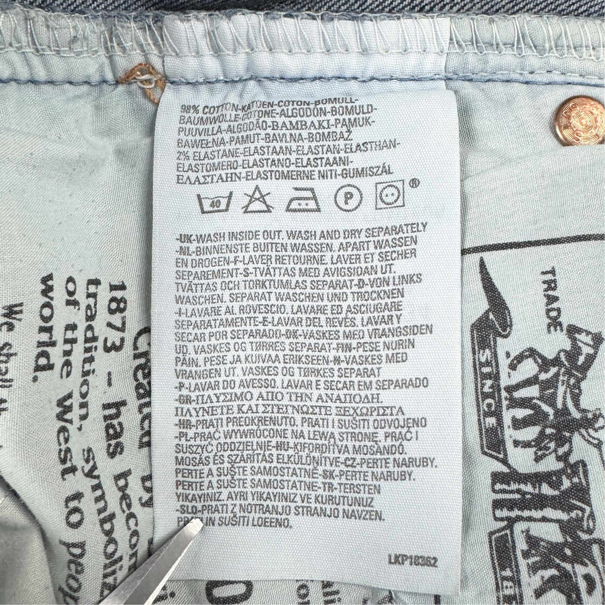 Blugi Levi's 545 Vintage Din Anul 2003 Femei - W27/L34