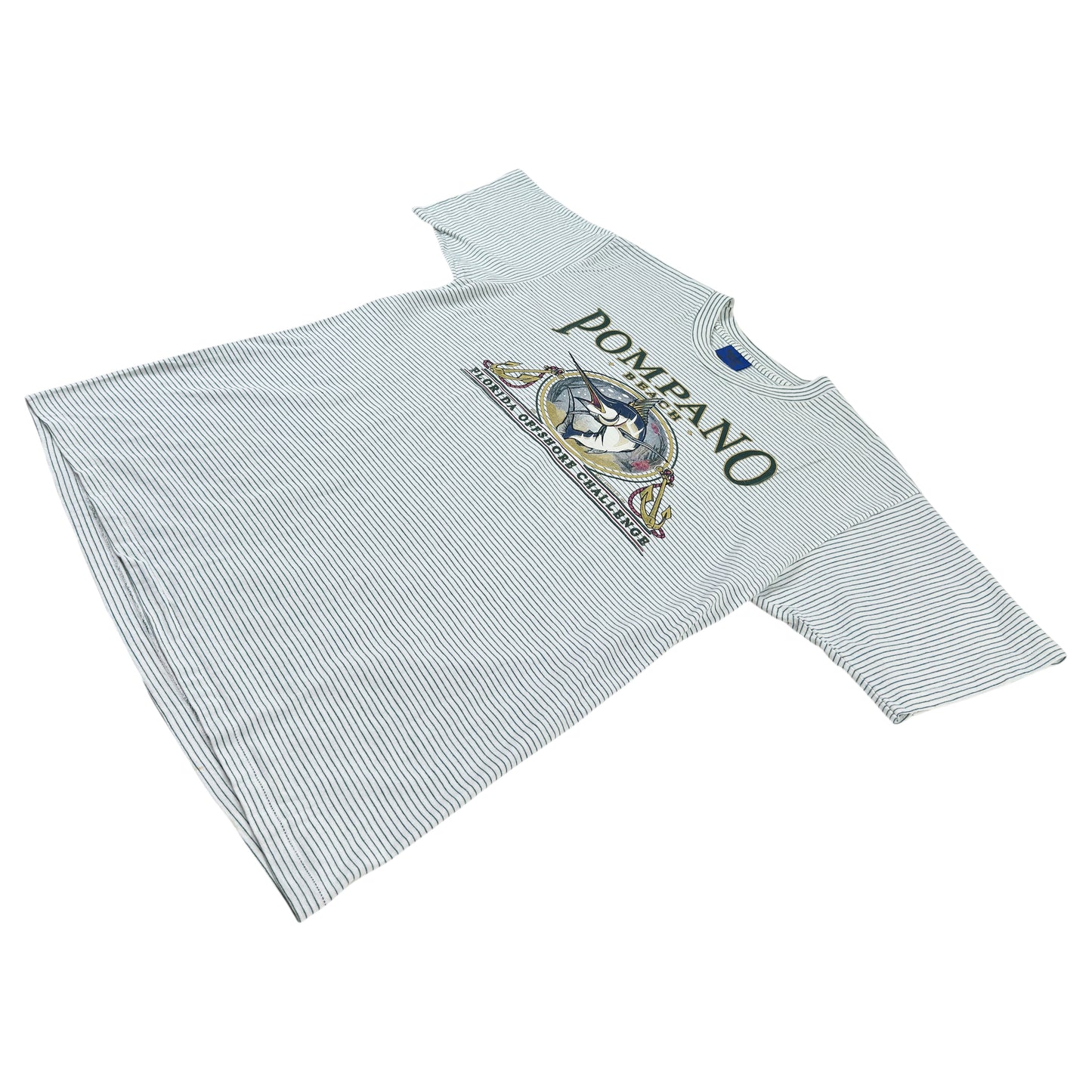 Tricou Pompano Beach Single Stitch Vintage Din Anul 1994 - L/XL
