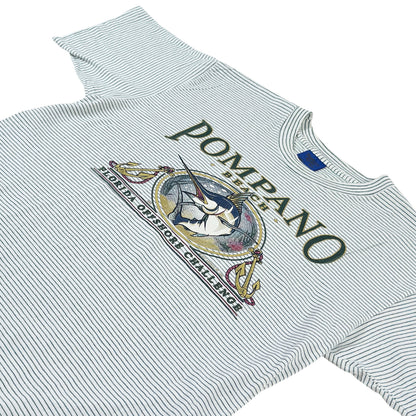 Tricou Pompano Beach Single Stitch Vintage Din Anul 1994 - L/XL
