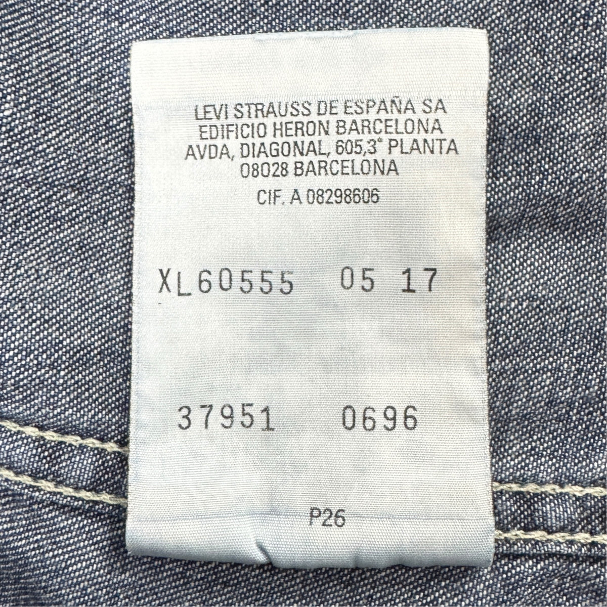 Cămașă Levi's Vintage Din Anul 1996 - XL/XXL