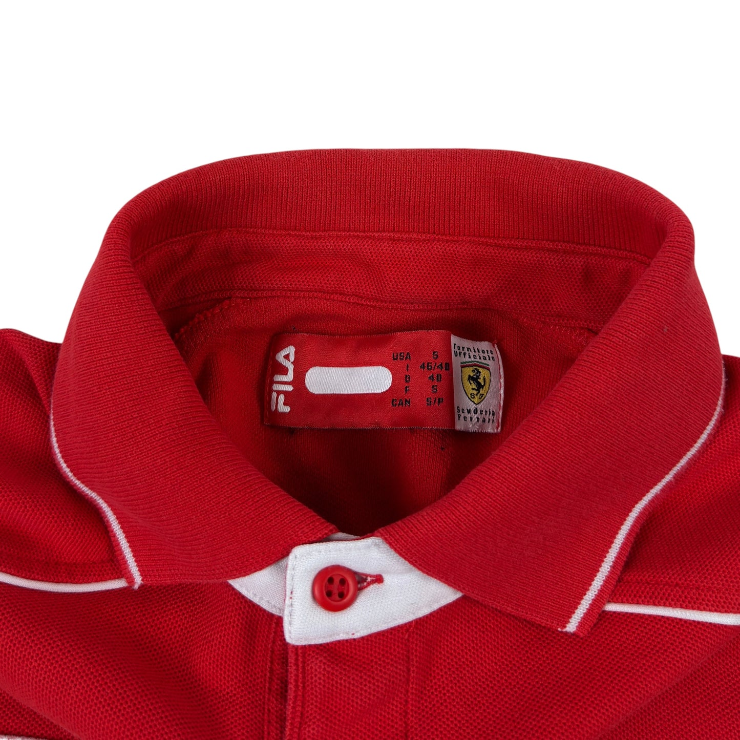 Tricou Polo Fila Ferrari Vintage - S