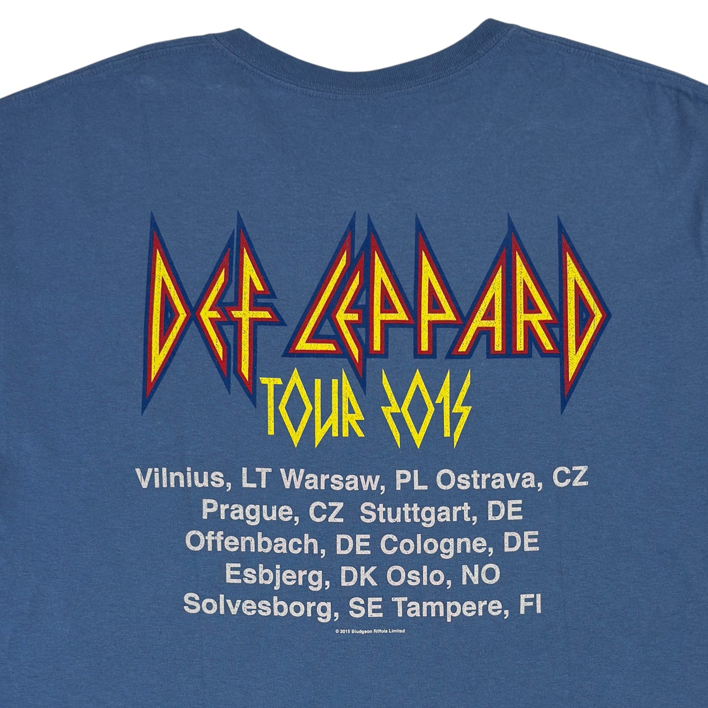 Tricou Def Leppard Vintage Din Anul 2015 - L
