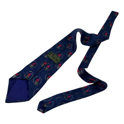 Cravată Atlanta Olympic Games Vintage Din Anul 1996 100% Mătase