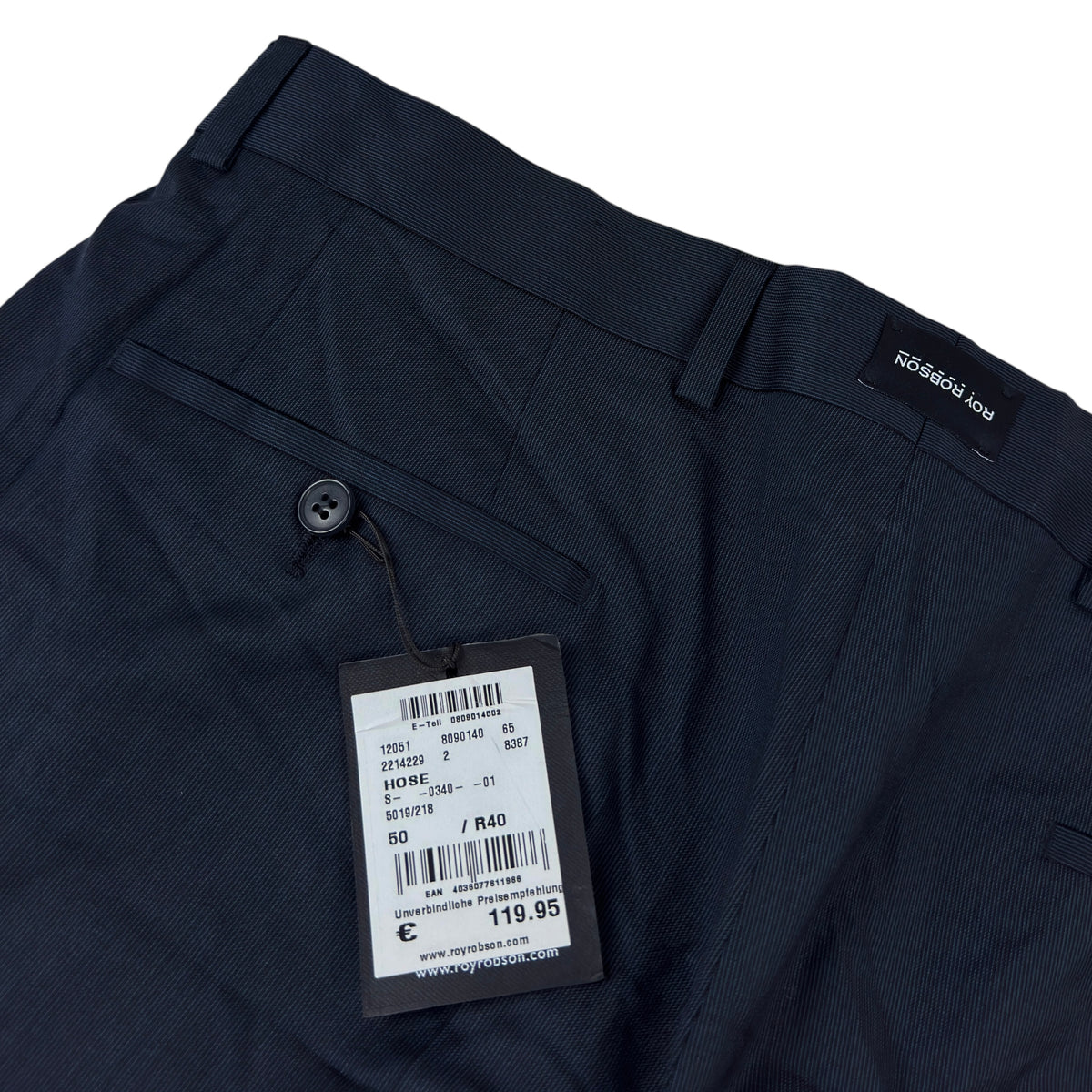 Pantaloni Roy Robson 100% Lână Super 120's - W34/L34
