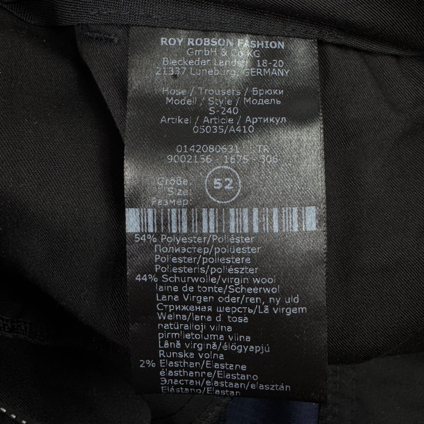 Costum Roy Robson 44% Lână - M/L