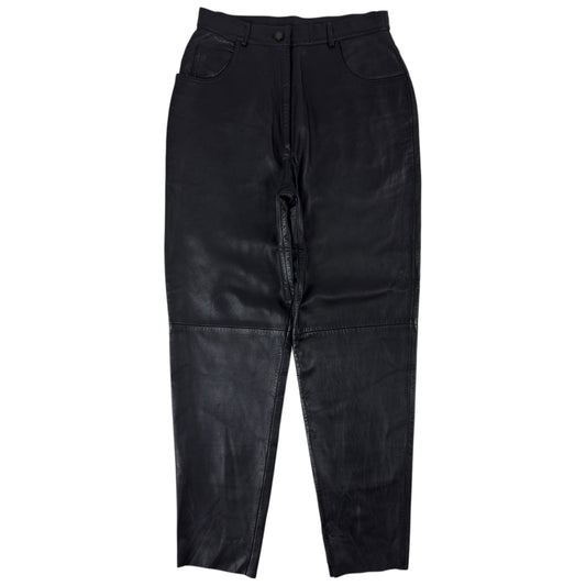 Pantaloni Vintage Femei 100% Piele - M/L