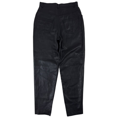 Pantaloni Vintage Femei 100% Piele - M/L