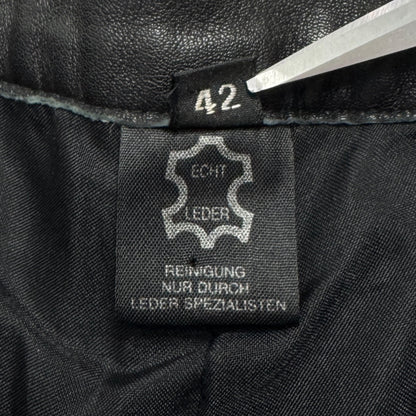Pantaloni Vintage Femei 100% Piele - M/L