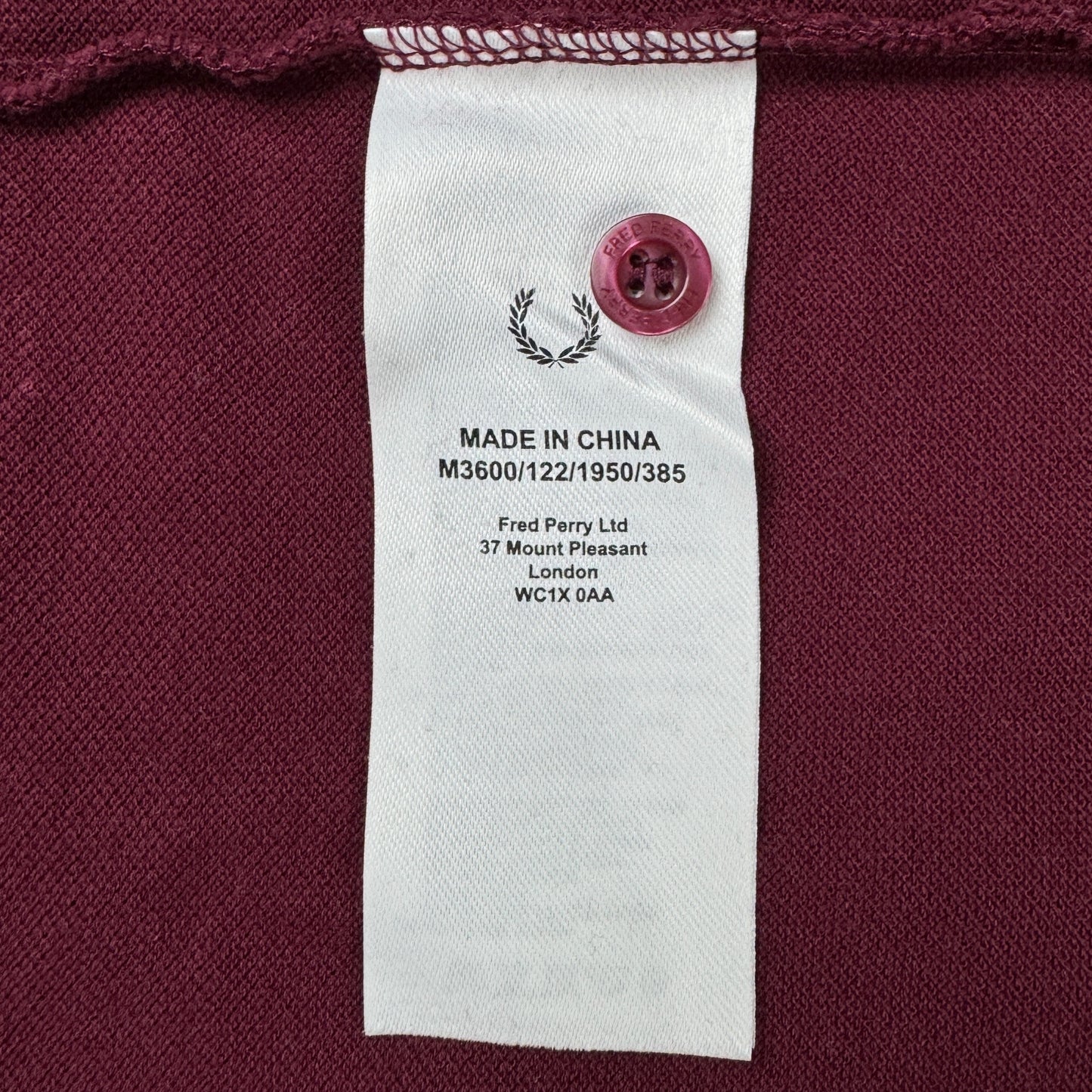 Tricou Polo Fred Perry - S