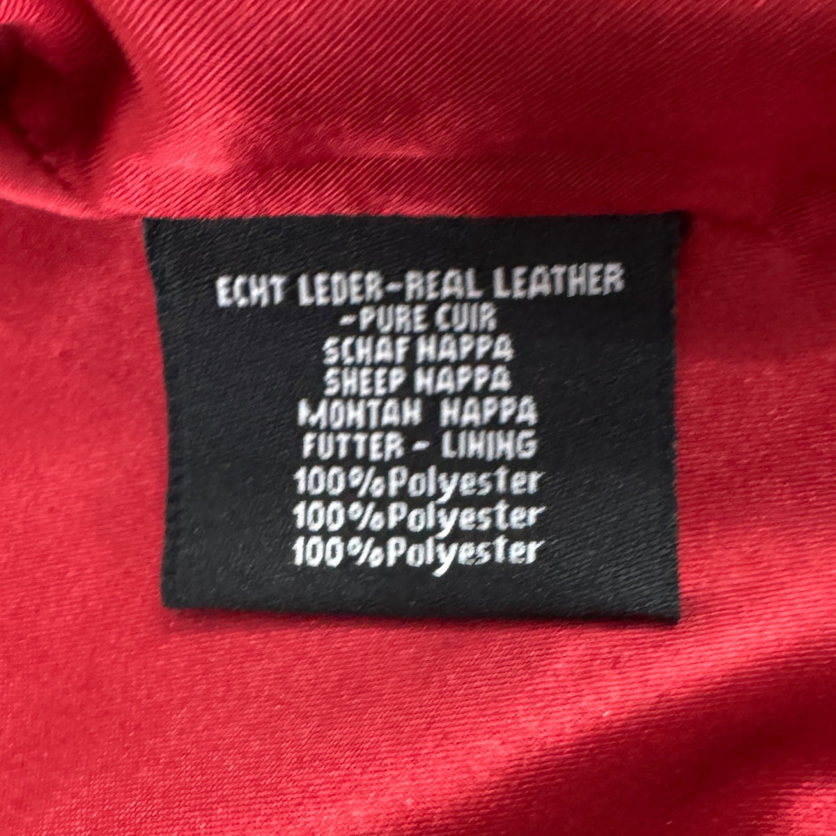 Jachetă Vintage Femei 100% Piele - M