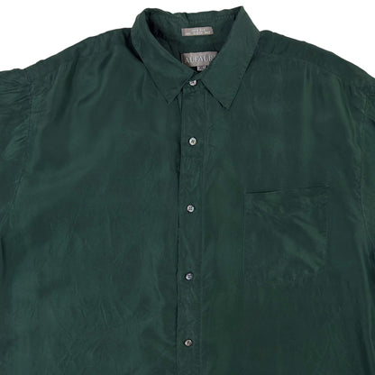 Cămașă ALFALFA Vintage 100% Mătase - XXL/XXXL