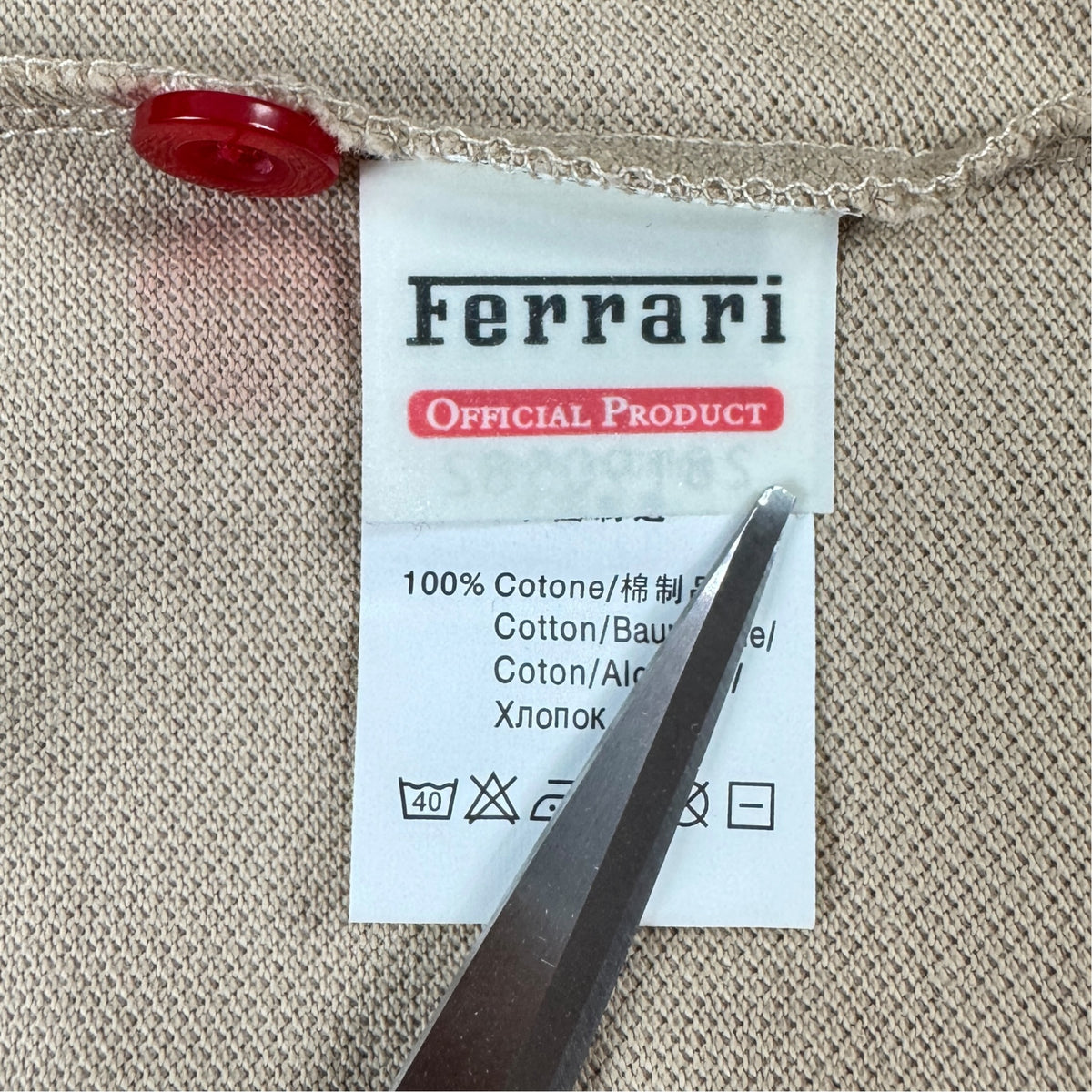 Bluză Polo Ferrari Vintage 90s - XS/S