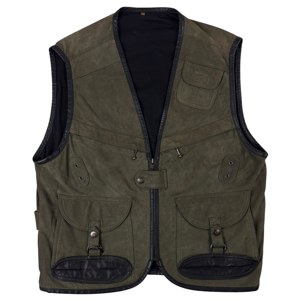 Vestă Vintage 100% Piele - M/L