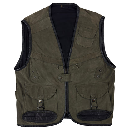 Vestă Vintage 100% Piele - M/L