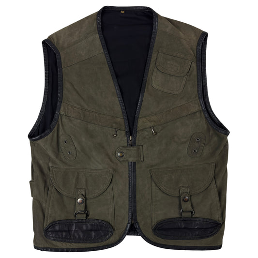 Vestă Vintage 100% Piele - M/L