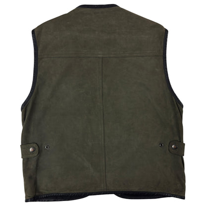 Vestă Vintage 100% Piele - M/L
