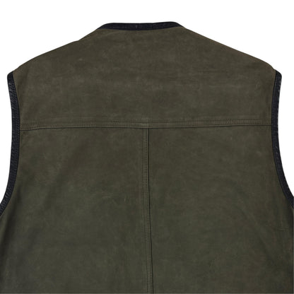 Vestă Vintage 100% Piele - M/L