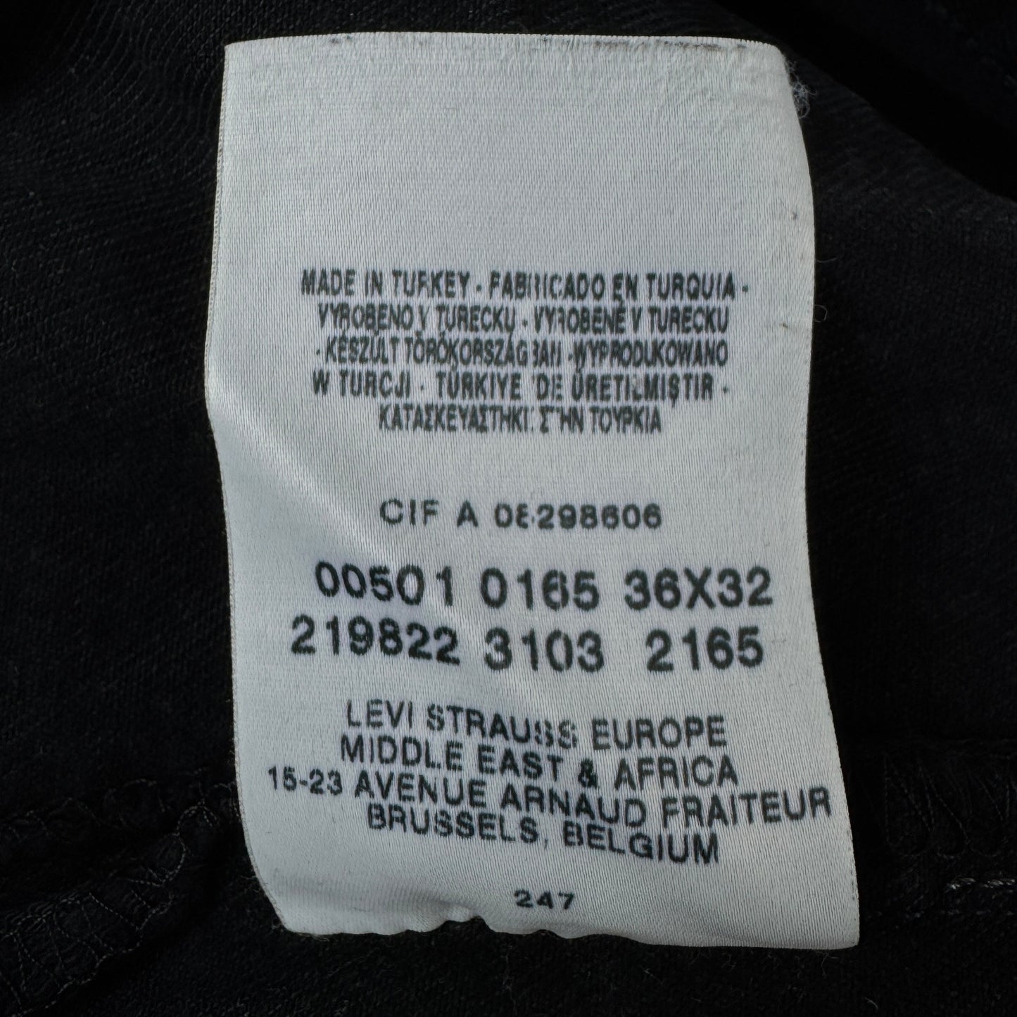 Blugi Levi's 501 Vintage Din Anul 2003 - W34/L30