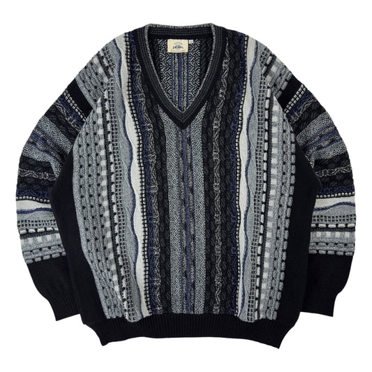 Pulover Gardeur Coogi Style Vintage 50% Lână 90s - L