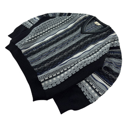 Pulover Gardeur Coogi Style Vintage 50% Lână 90s - L