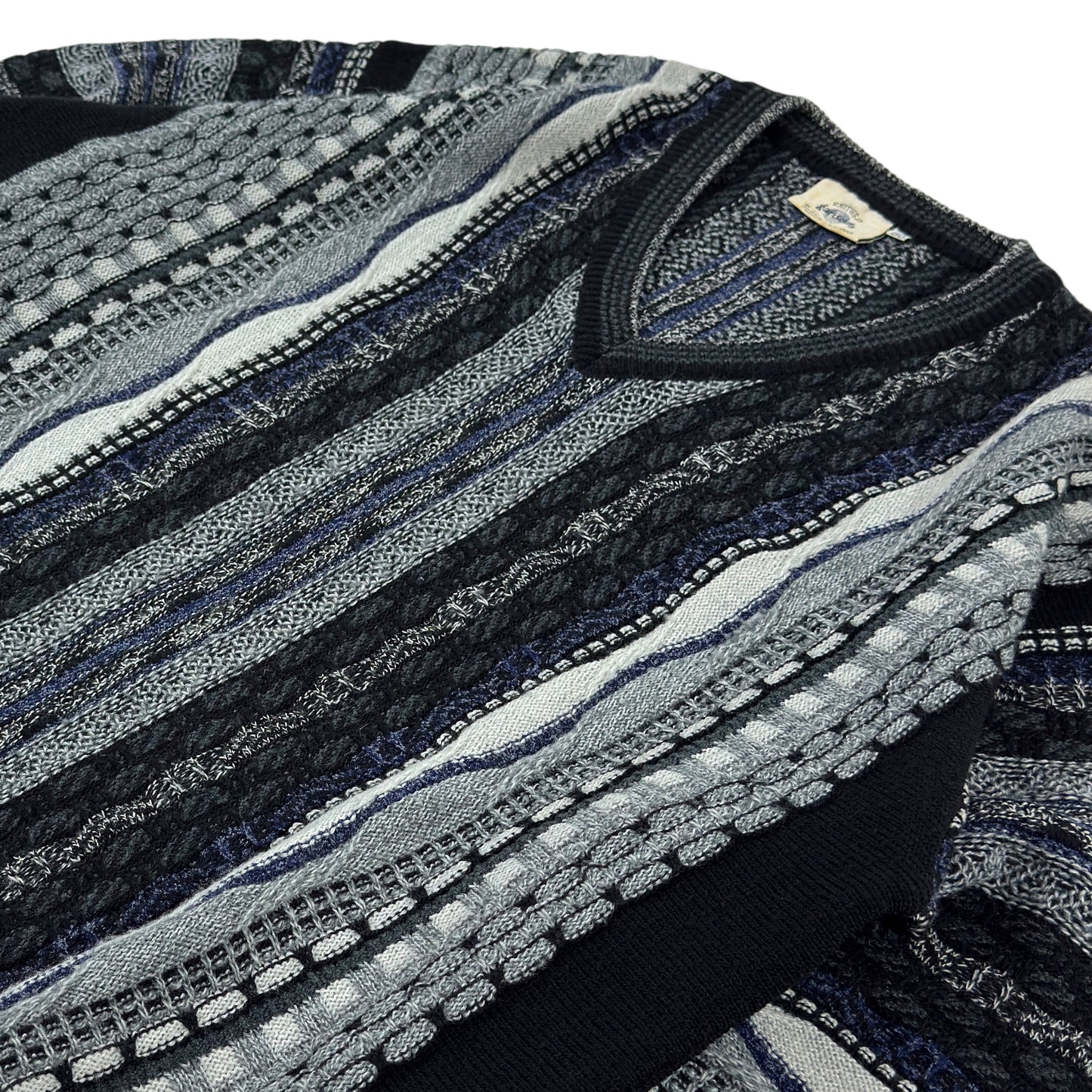 Pulover Gardeur Coogi Style Vintage 50% Lână 90s - L