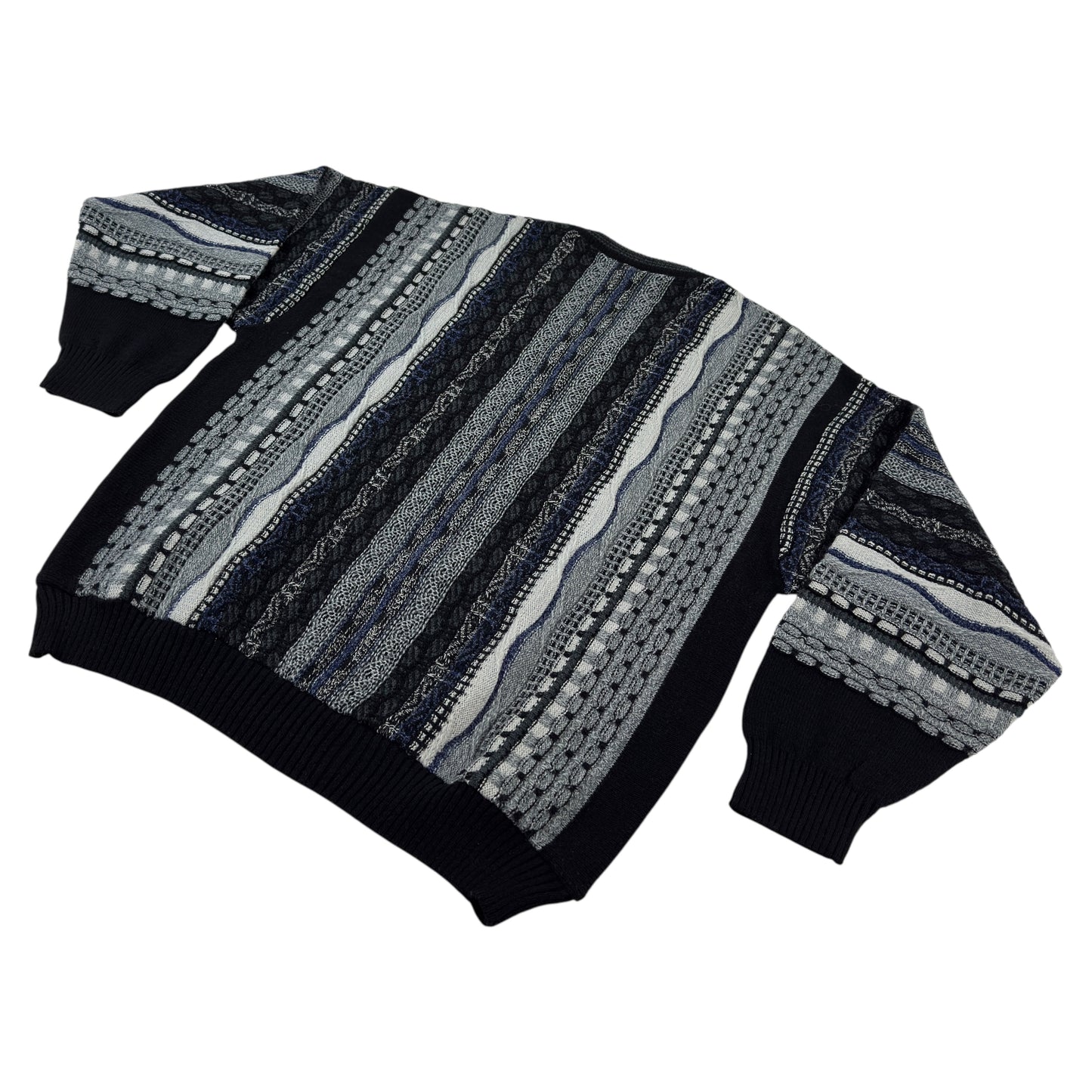 Pulover Gardeur Coogi Style Vintage 50% Lână 90s - L