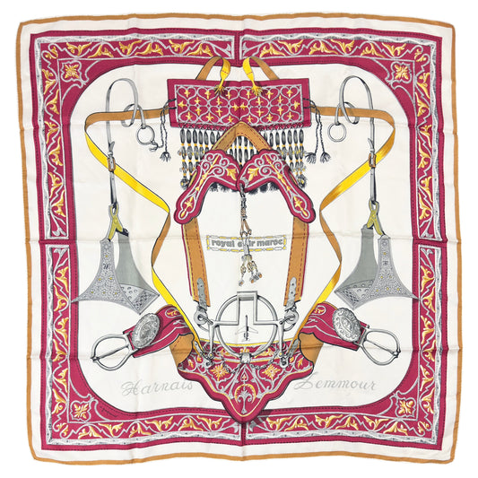 Eșarfă HERMES Vintage 70s 80s 100% Mătase